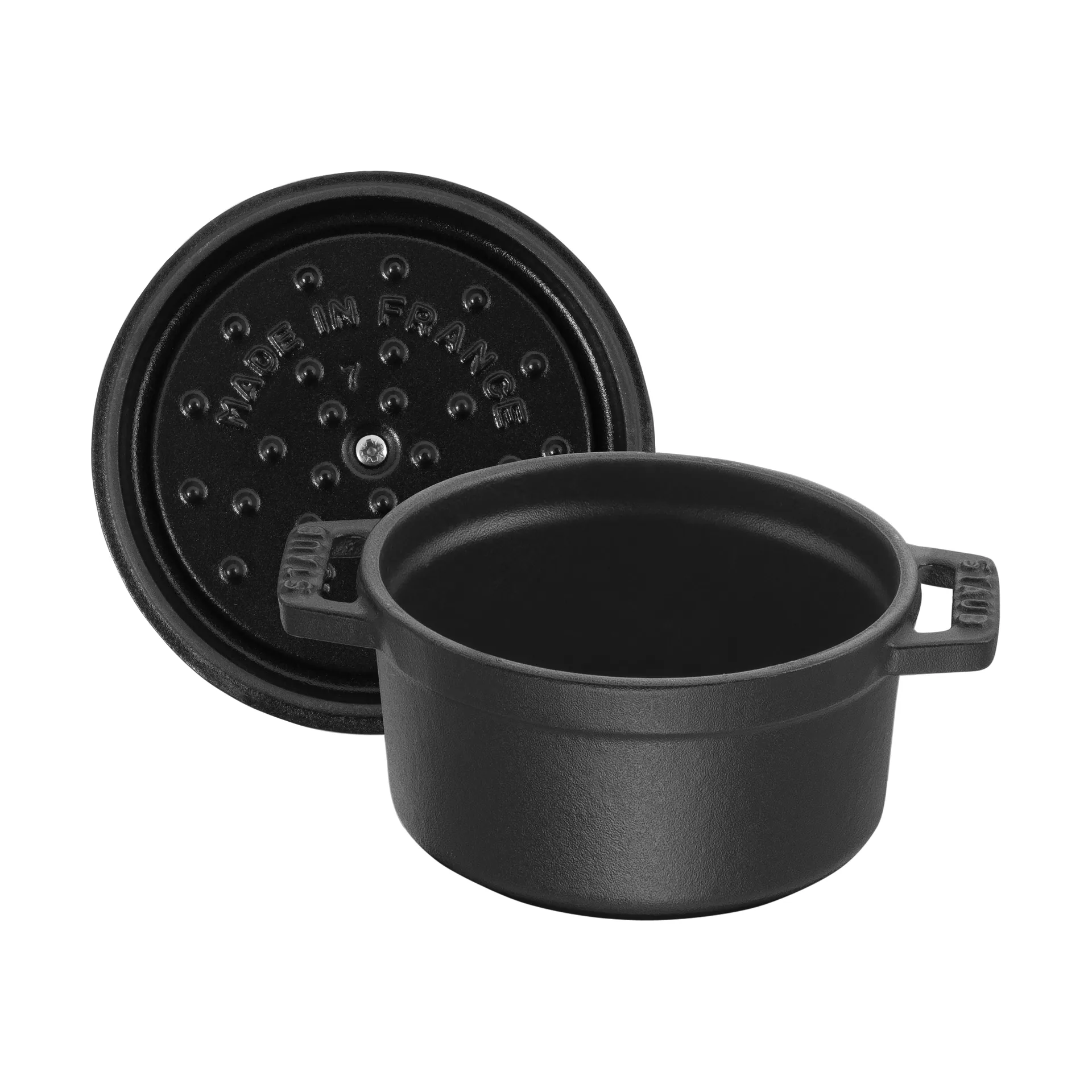 Casseruola rotonda in ghisa Staub La Cocotte 0,4 L, Nero STAUB