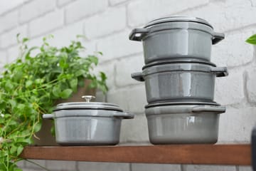 Casseruola rotonda in ghisa Staub La Cocotte 0,8 L - Grigio grafite - STAUB