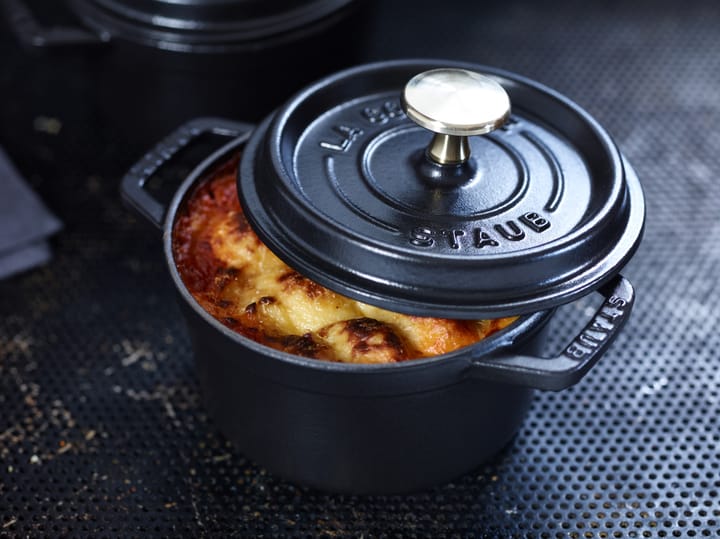 Casseruola rotonda in ghisa Staub La Cocotte 0,8 L, Nero STAUB