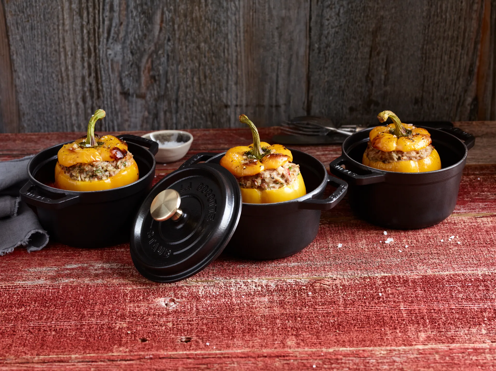 Casseruola rotonda in ghisa Staub La Cocotte 0,8 L, Nero STAUB