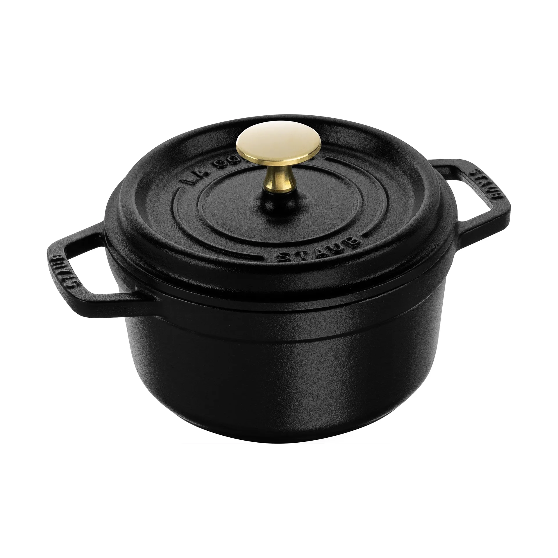 Casseruola rotonda in ghisa Staub La Cocotte 1,2 L, Nero STAUB