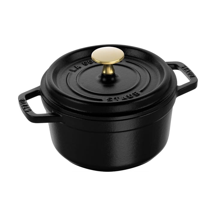 Casseruola rotonda in ghisa Staub La Cocotte 1,2 L - Nero - STAUB