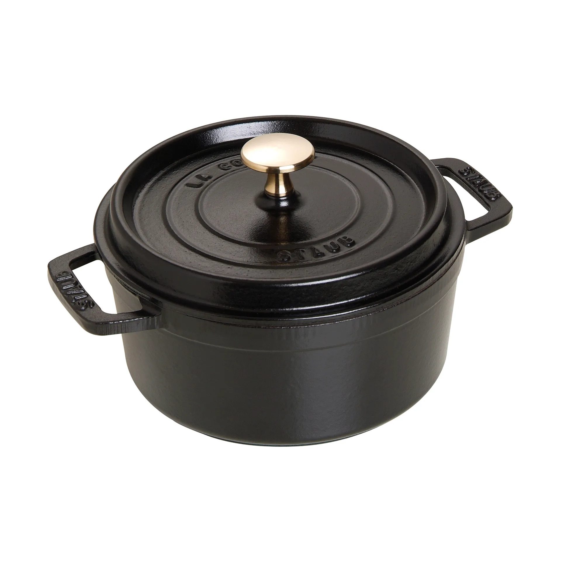 Casseruola rotonda in ghisa Staub La Cocotte 1,7 L, Nero STAUB