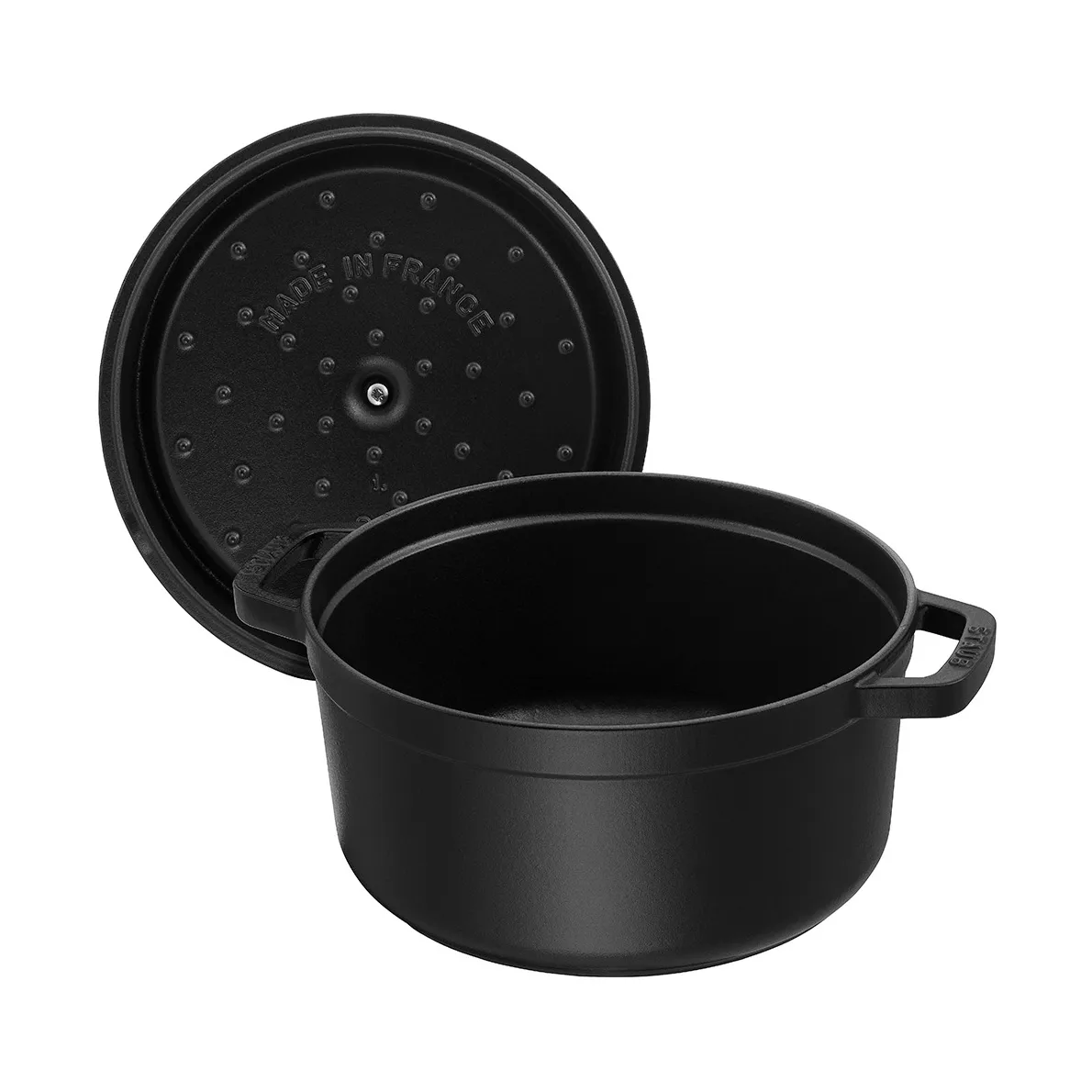 Casseruola rotonda in ghisa Staub La Cocotte 1,7 L, Nero STAUB