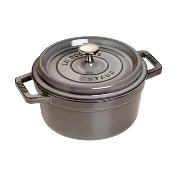 Casseruola rotonda in ghisa Staub La Cocotte 2,2 L - Grigio grafite - STAUB