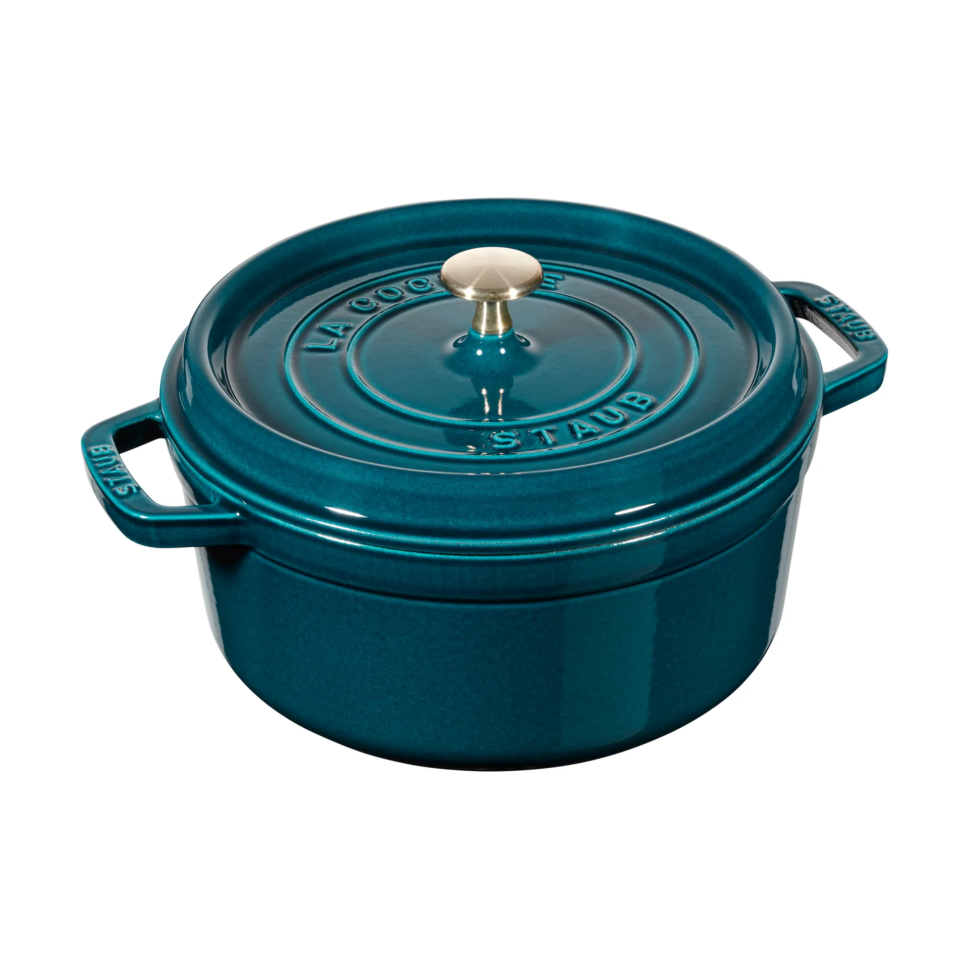 Casseruola rotonda in ghisa Staub La Cocotte 2,2 L, La Mer STAUB