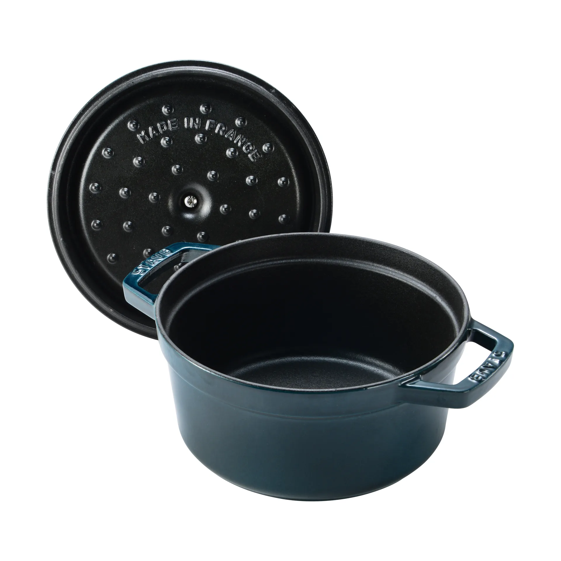 Casseruola rotonda in ghisa Staub La Cocotte 2,2 L, La Mer STAUB