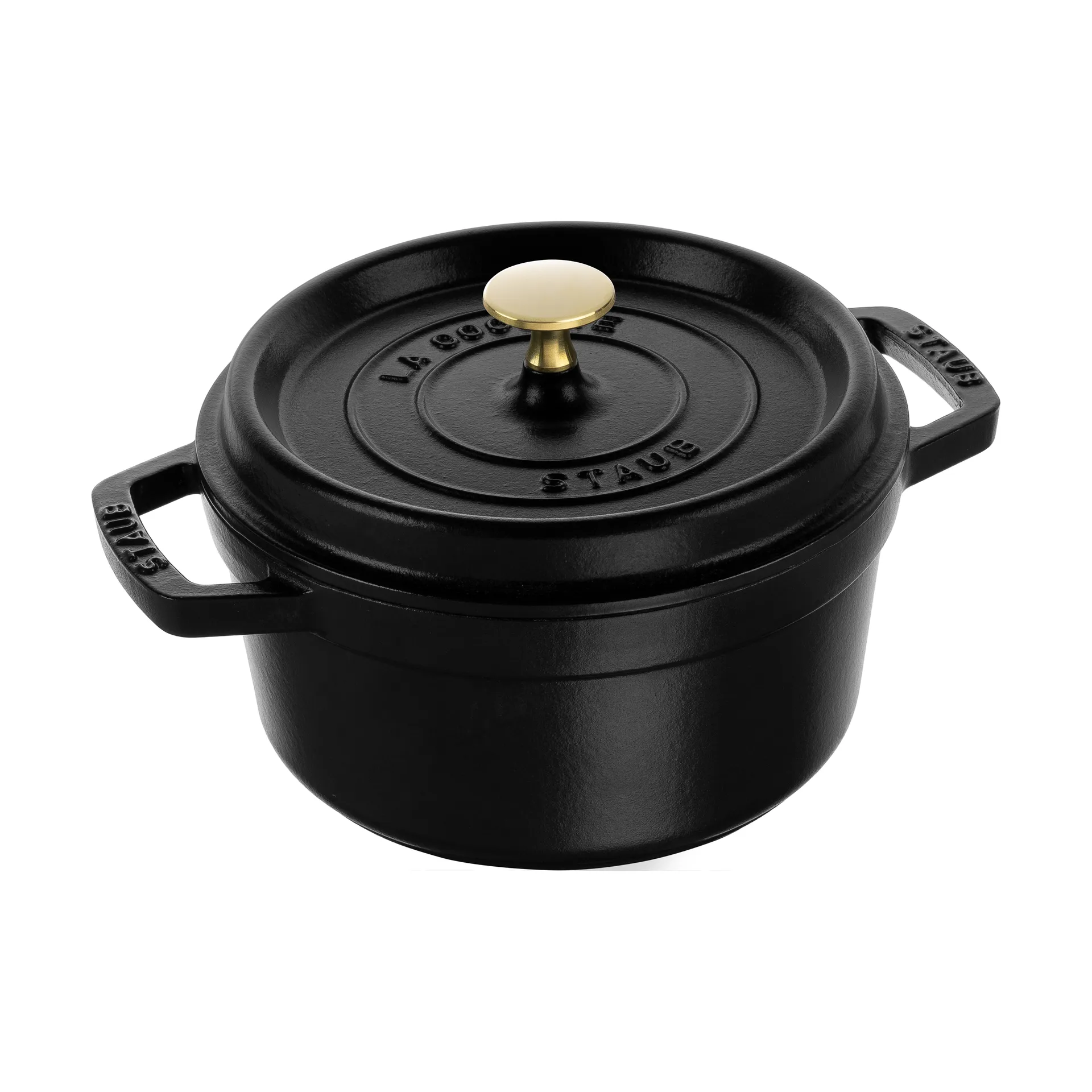 Casseruola rotonda in ghisa Staub La Cocotte 2,2 L, Nero STAUB