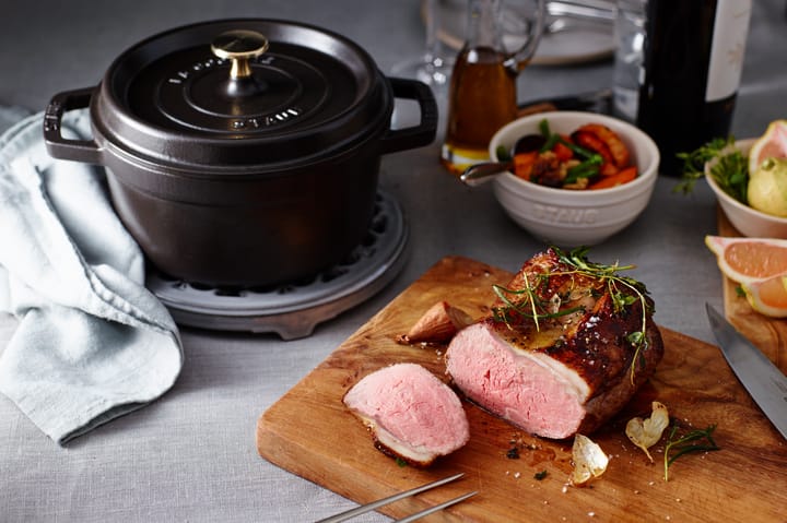 Casseruola rotonda in ghisa Staub La Cocotte 2,2 L, Nero STAUB