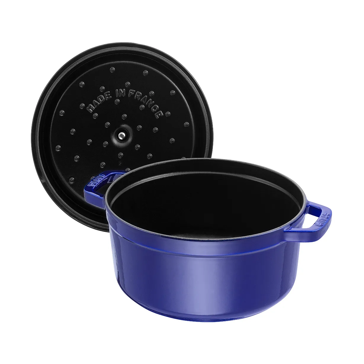 Casseruola rotonda in ghisa Staub La Cocotte 2,6 L, Blu scuro STAUB