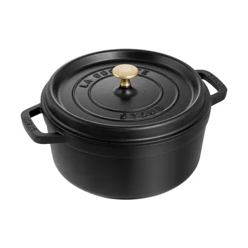 Casseruola rotonda in ghisa Staub La Cocotte 2,6 L - Nero - STAUB