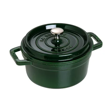 Casseruola rotonda in ghisa Staub La Cocotte 2,6 L - Verde basilico - STAUB