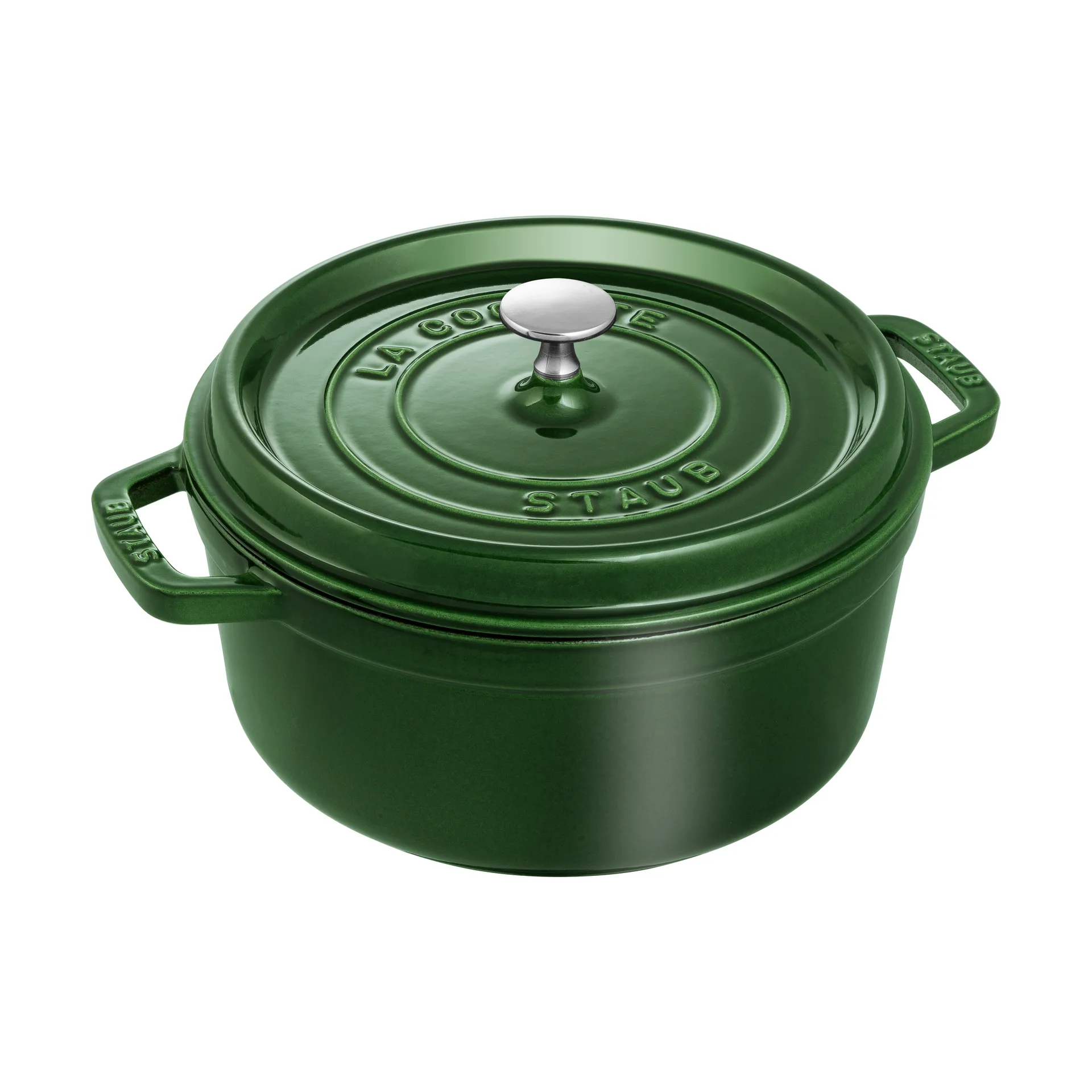Casseruola rotonda in ghisa Staub La Cocotte 3,8 L, Verde basilico STAUB