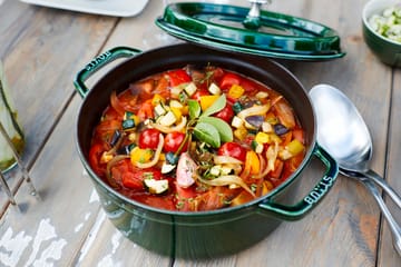 Casseruola rotonda in ghisa Staub La Cocotte 5,2 L - Verde basilico - STAUB