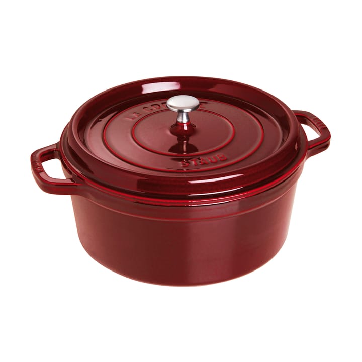 Casseruola rotonda in ghisa Staub La Cocotte 6,7 L - Grenadine rosso - STAUB