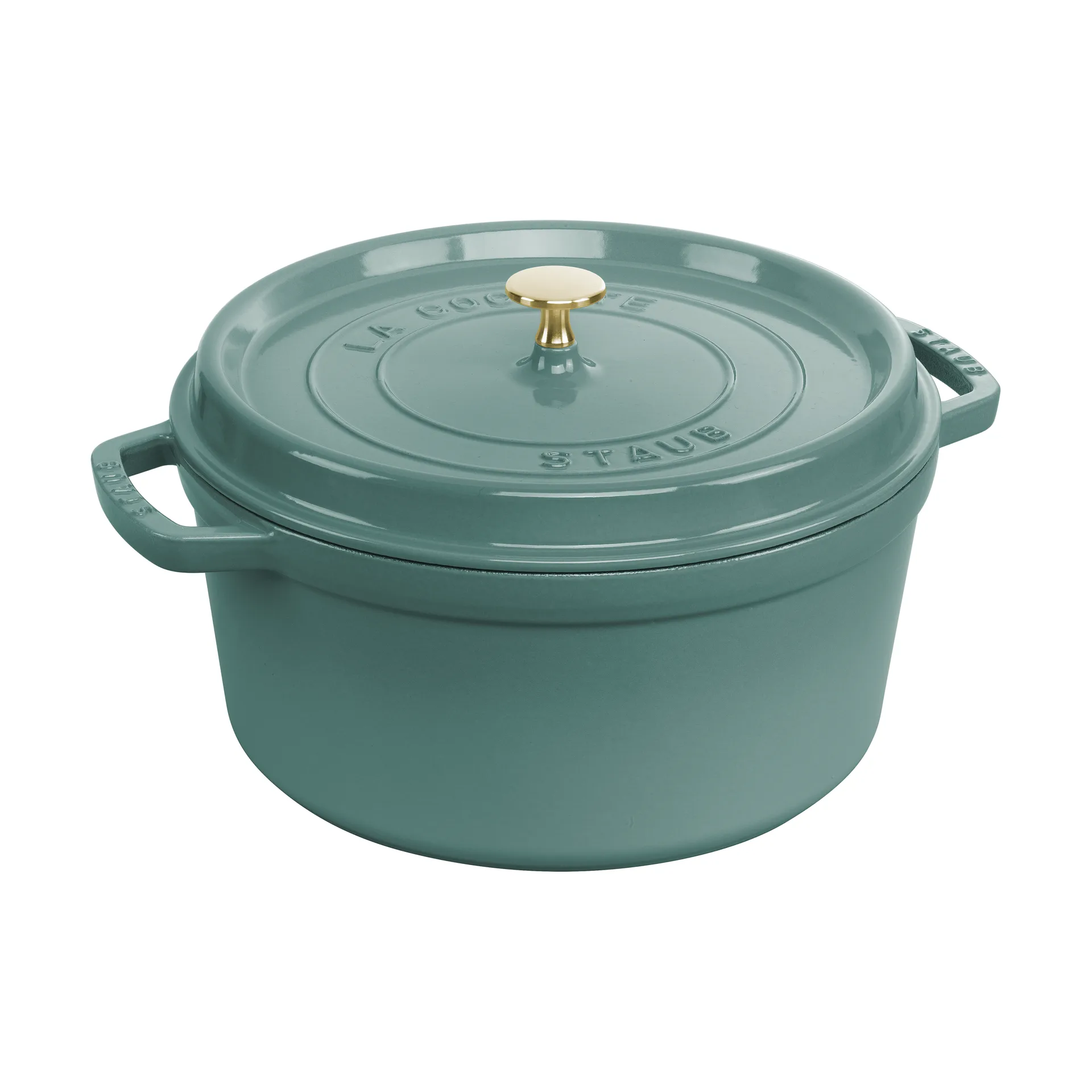 Casseruola rotonda in ghisa Staub La Cocotte 6,7 L, Legno di eucalipto STAUB