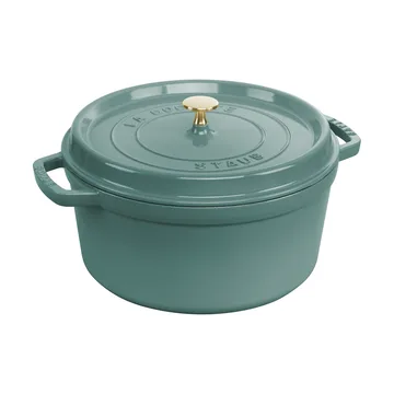 Casseruola rotonda in ghisa Staub La Cocotte 6,7 L - Legno di eucalipto - STAUB