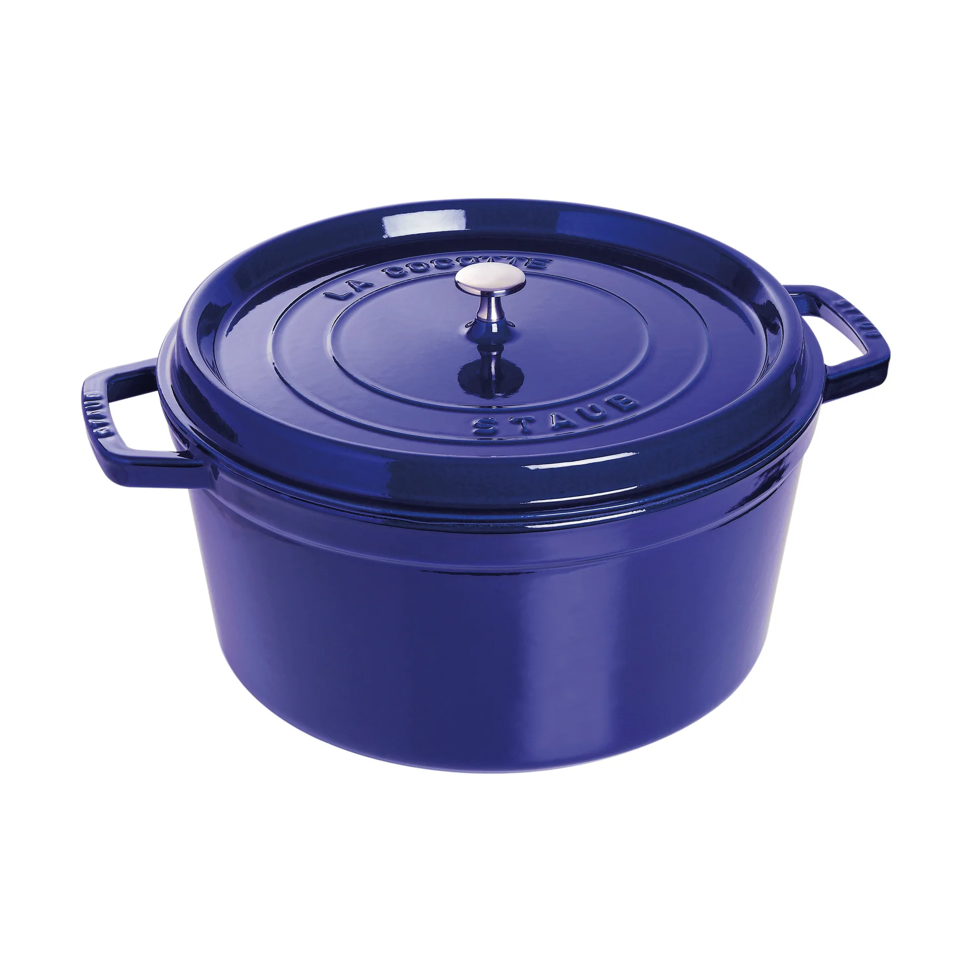 Casseruola rotonda in ghisa Staub La Cocotte 8,4 L, Blu scuro STAUB