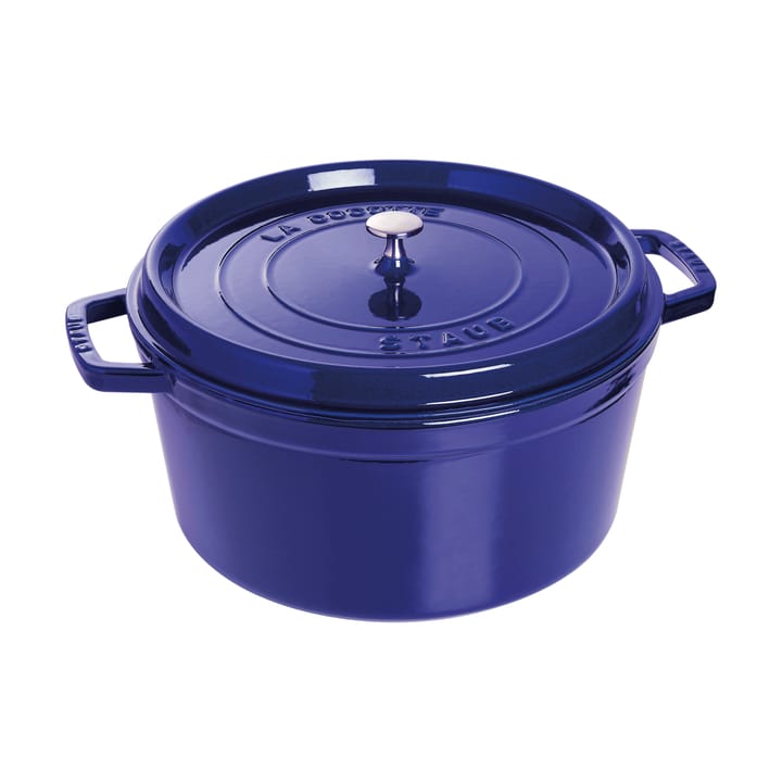 Casseruola rotonda in ghisa Staub La Cocotte 8,4 L - Blu scuro - STAUB