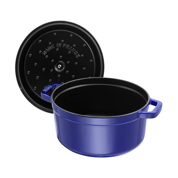 Casseruola rotonda in ghisa Staub La Cocotte 8,4 L, Blu scuro STAUB