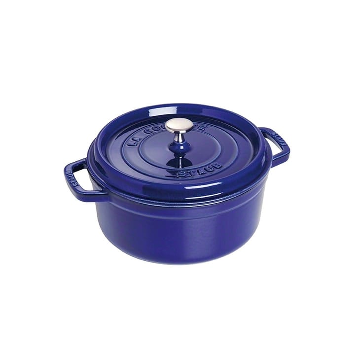 Casseruola rotonda Staub Tre strati di smalto 3,8 L - blu scuro - STAUB