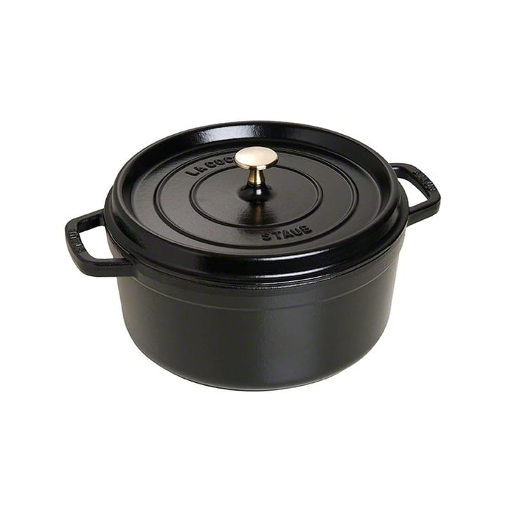 Casseruola Staub rotonda 5,2 L - nero - STAUB