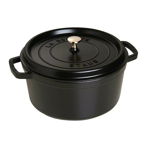 Casseruola Staub rotonda 6,7 L - nero - STAUB