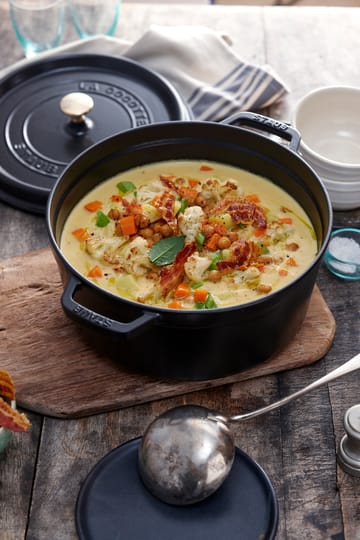 Casseruola Staub rotonda 6,7 L - nero - STAUB
