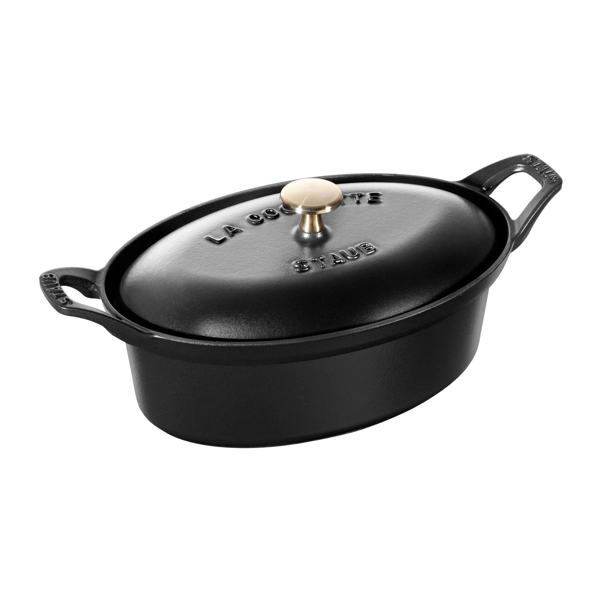 Casseruola Vintage La Coquette ovale 1,7 L, Nero STAUB