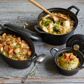 Casseruola Vintage La Coquette ovale 1,7 L - Nero - STAUB