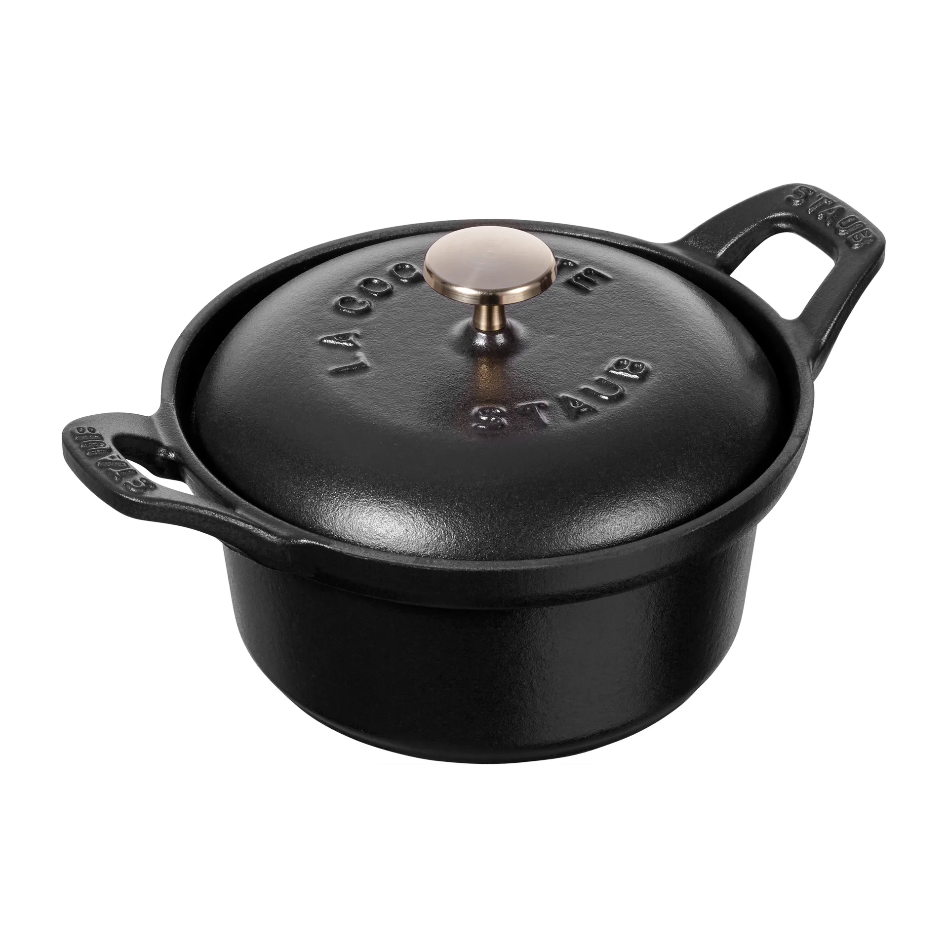 Casseruola Vintage La Coquette rotonda 0,5 L, Nero STAUB
