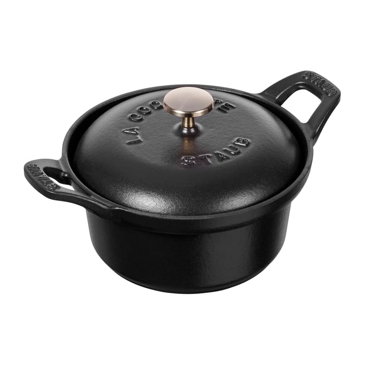 Casseruola Vintage La Coquette rotonda 0,5 L - Nero - STAUB