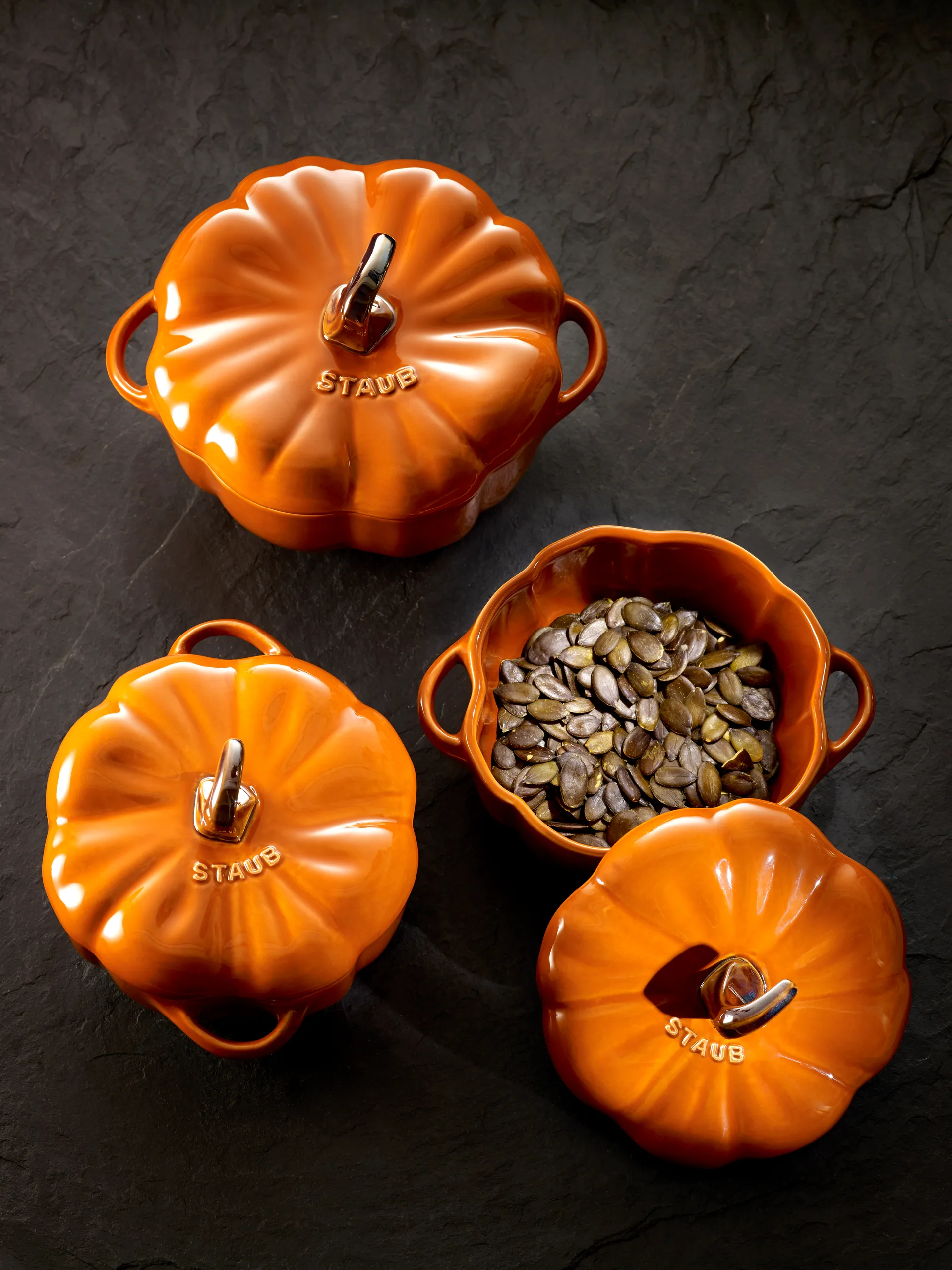 Casseruola zucca Staub in gres, 0,47 L cinnamon STAUB