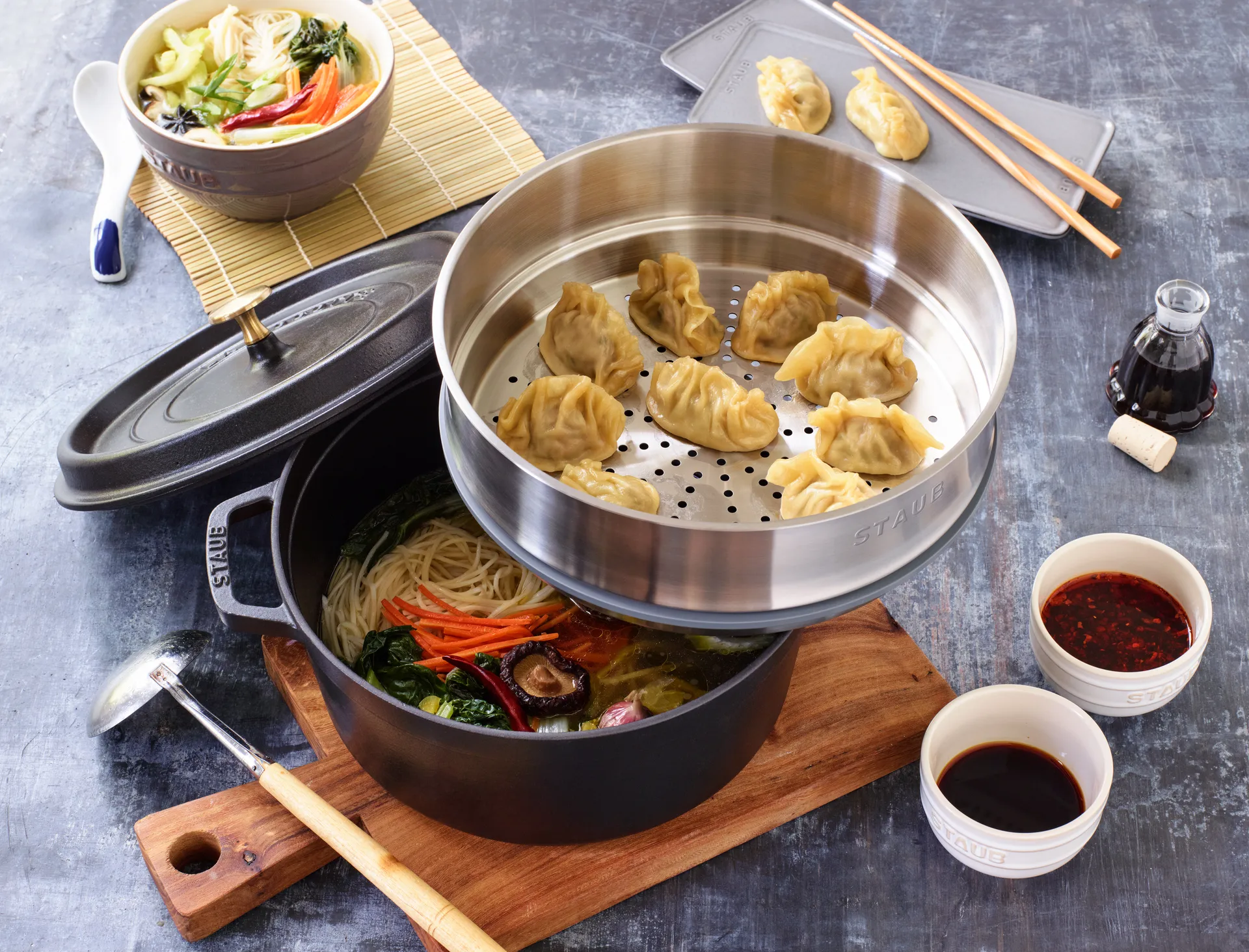 Inserto pentola per cottura a vapore Staub Ø26 cm, Acciaio inossidabile STAUB