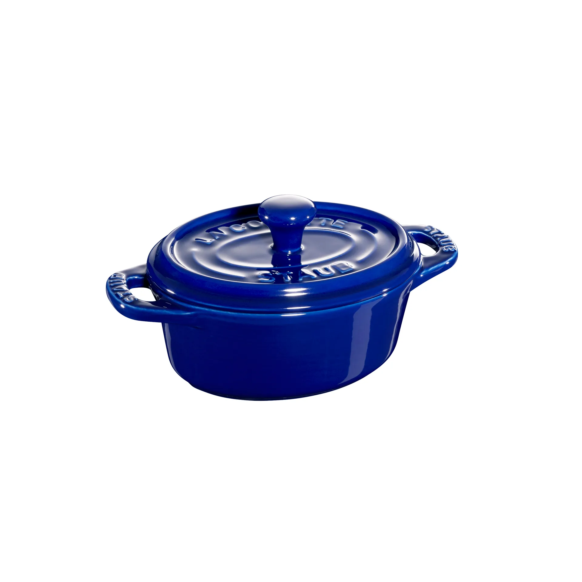 Mini casseruola ovale Staub 0,2 L, blu STAUB