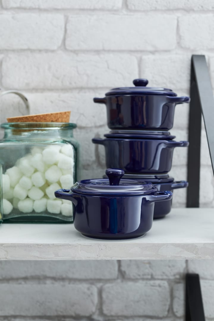 Mini casseruola rotonda Staub 0,2 L, blu STAUB
