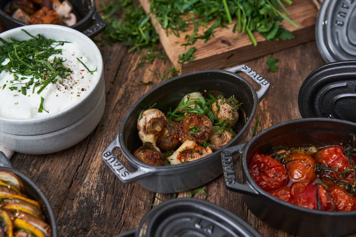 Minipentola ovale in ghisa Staub La Cocotte 0,25 L, Grigio grafite STAUB