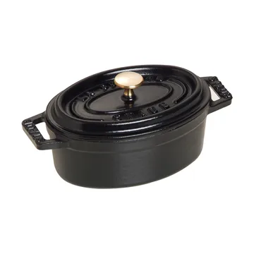 Minipentola ovale in ghisa Staub La Cocotte 0,25 L - Nero - STAUB