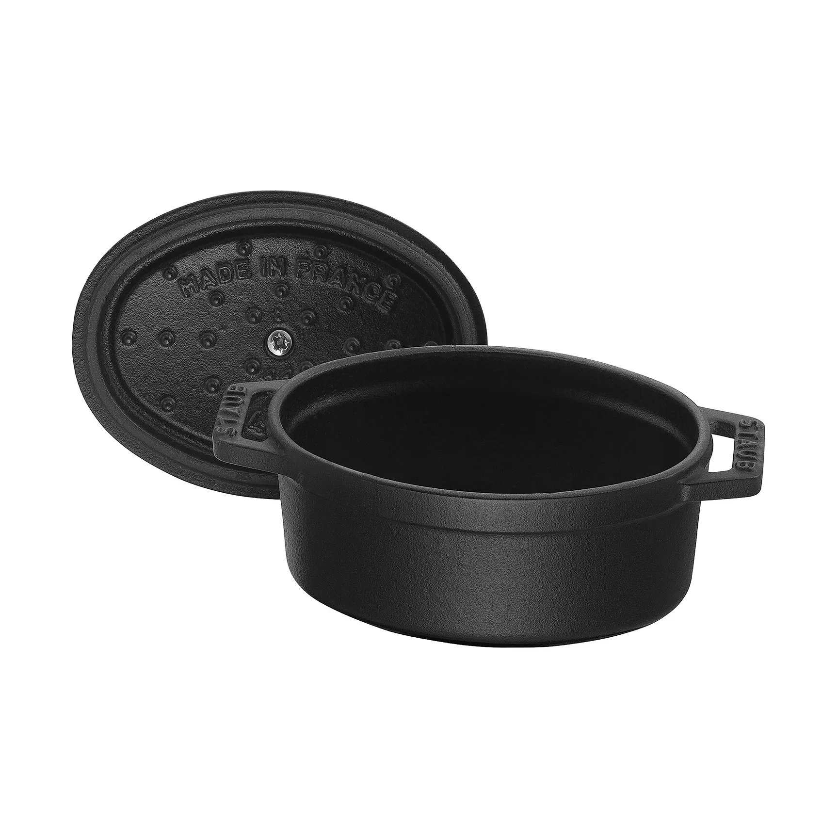 Minipentola ovale in ghisa Staub La Cocotte 0,25 L, Nero STAUB