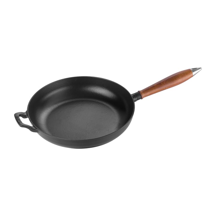 Padella con manico in legno Vintage Ø 28 cm - Nero - STAUB