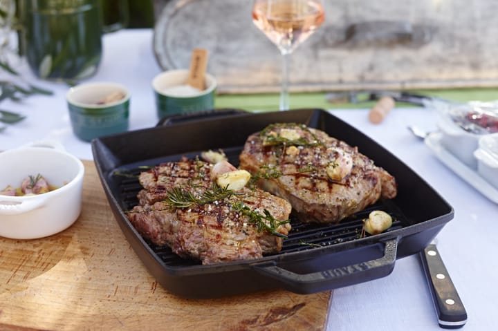 Padella grill quadrata in ghisa nera Staub Pure , 28 cm STAUB