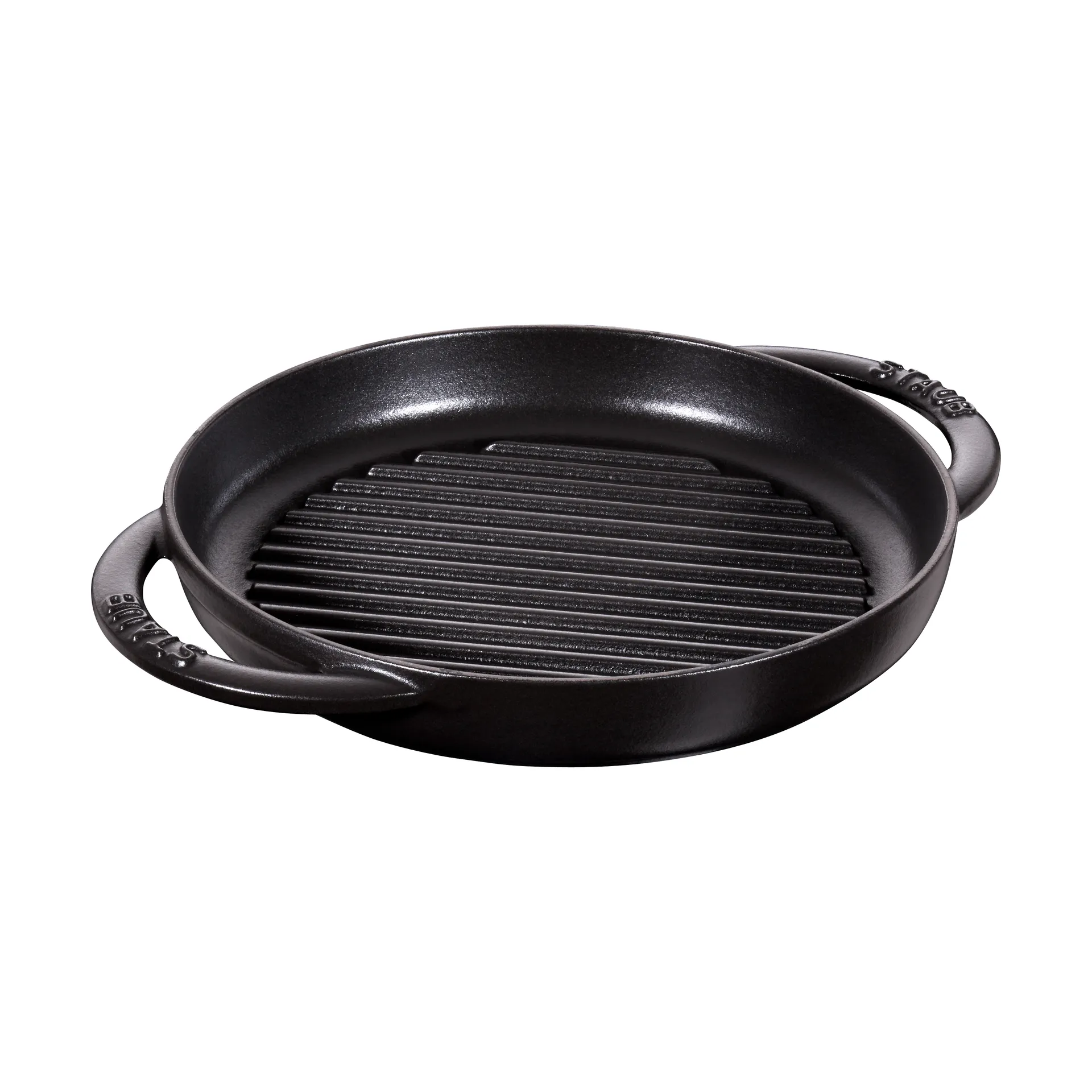 Padella grill rotonda in ghisa nera Staub Pure, Ø22 cm. STAUB