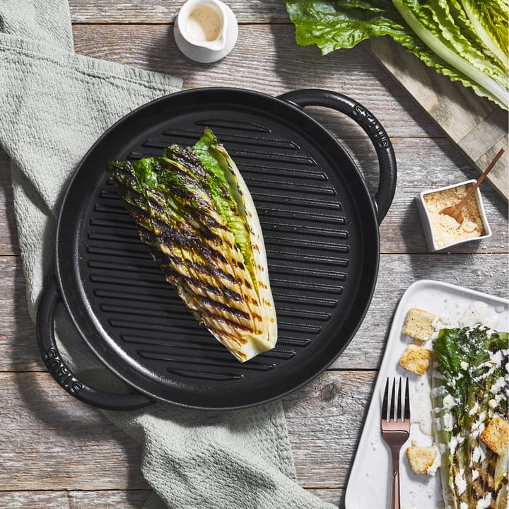 Padella grill rotonda in ghisa nera Staub Pure , Ø30 cm STAUB
