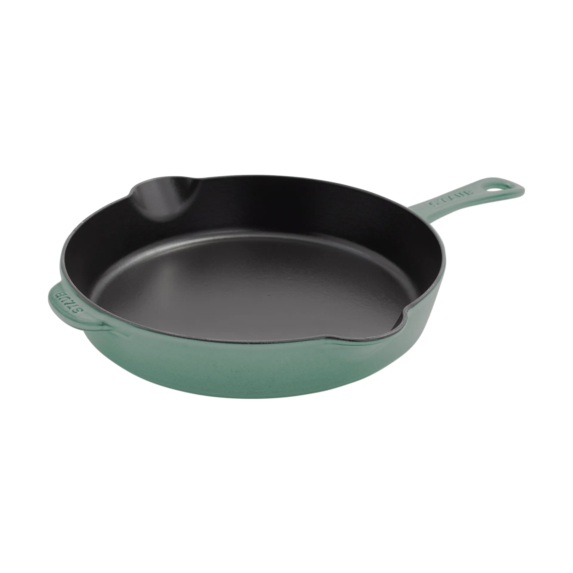 Padella in ghisa con beccuccio Staub Ø28 cm, Legno di eucalipto STAUB