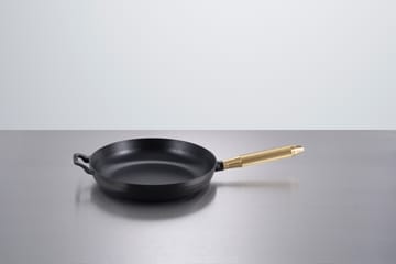 Padella in ghisa nera Buster & Punch Ø28 cm - Maniglia in ottone - STAUB