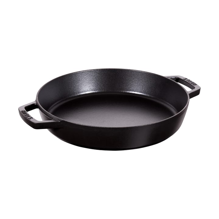 Paellera Staub in ghisa con 2 manici Ø34 cm - Nero - STAUB