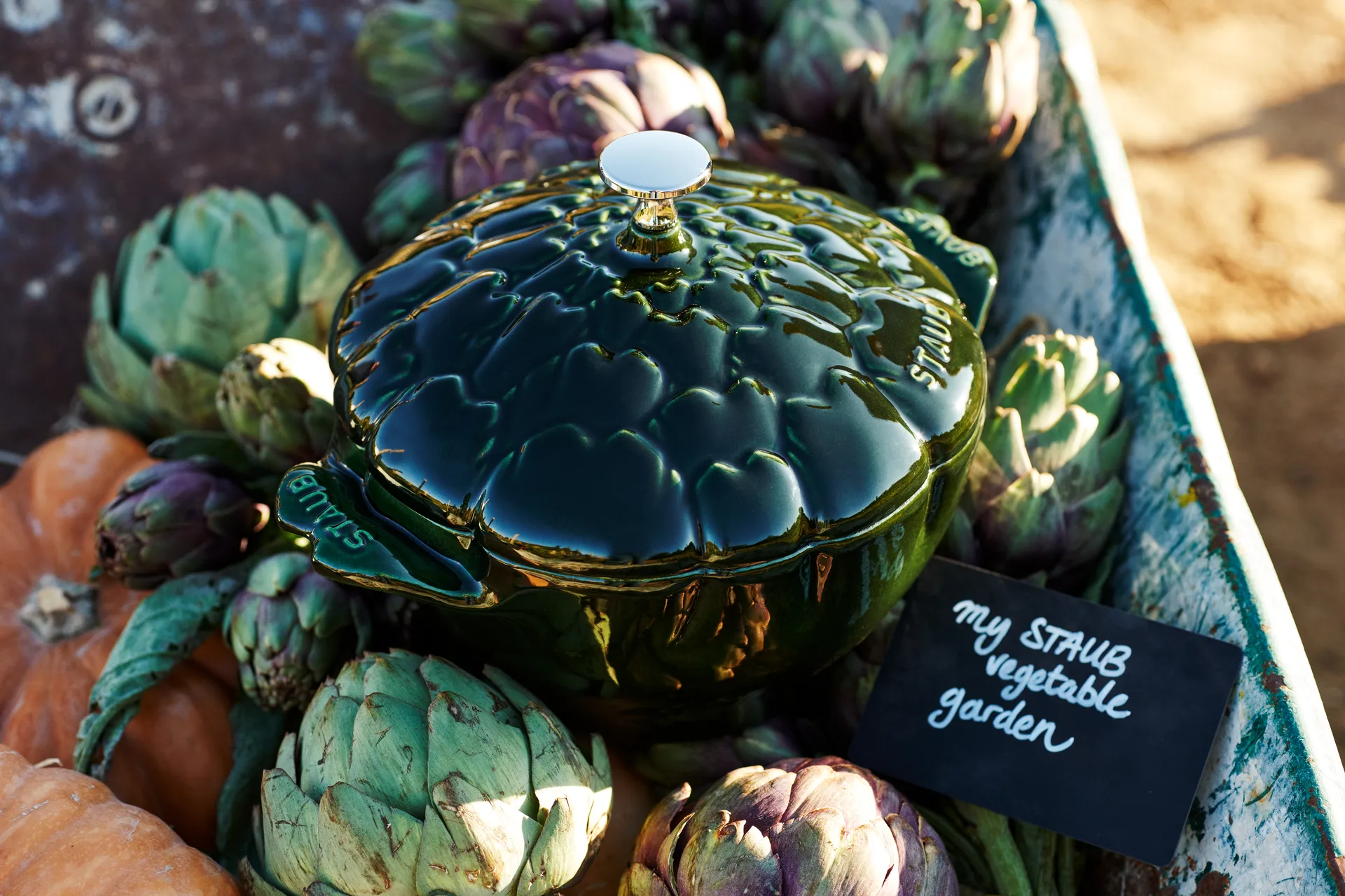 Pentola carciofo 3 L Staub La Cocotte, Verde basilico STAUB