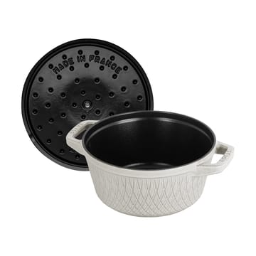 Pentola Staub Twister La Cocotte 4 L - White truffle - STAUB
