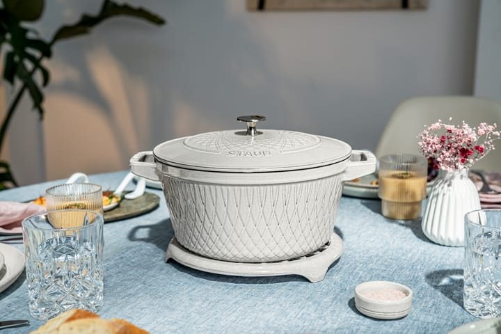 Pentola Staub Twister La Cocotte 4 L, White truffle STAUB