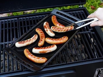 Piastra Teppanyaki Staub con maniglie 38x25 cm - Nero - STAUB
